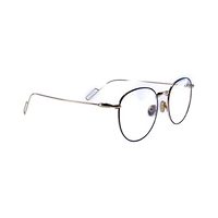 AJ 7 AM29 Spectacles Frame in Black & Golden — view 2