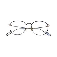 AJ 7 AM29 Spectacles Frame in Black & Golden — view 4