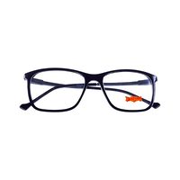 JUST COOL AM57 Spectacles Frame in Glossy Black — view 4