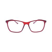 JUST COOL AM58 Spectacles Frame in Matte Red — view 1