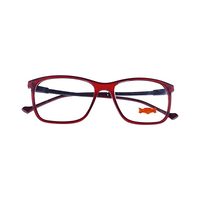 JUST COOL AM58 Spectacles Frame in Matte Red — view 4