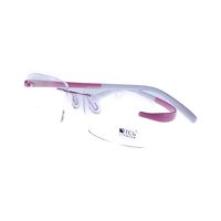 TCI AM62 Spectacles Frame in White Transparent — view 3