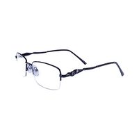 HORNEO AM66 Spectacles Frame in Half Glossy Black — view 3