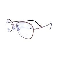 SUNFIRE AM77 Spectacles Frame in Matte Brown — view 3