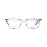OPTIWAR BB72 Spectacles Frame in Golden & Silver — view 4