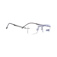 BC75 BC75 Spectacles Frame in White Mid Golden — view 2