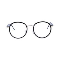 NVENUE BH63 Spectacles Frame in Black & Golden — view 1
