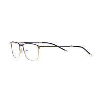 PUMP BP41 Spectacles Frame in Half Brown & Golden — view 3