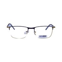 PUMP BP42 Spectacles Frame in Half Black & Golden — view 1