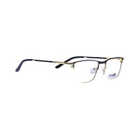 PUMP BP42 Spectacles Frame in Half Black & Golden — view 2