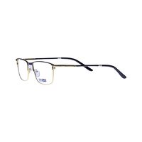 PUMP BP42 Spectacles Frame in Half Black & Golden — view 3