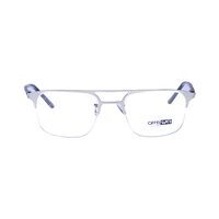 NIK03 BP50 Spectacles Frame in Silver Half — view 1
