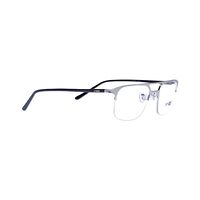 NIK03 BP50 Spectacles Frame in Silver Half — view 2
