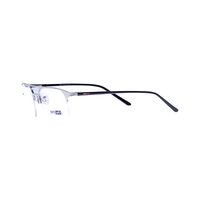 NIK03 BP50 Spectacles Frame in Silver Half — view 3