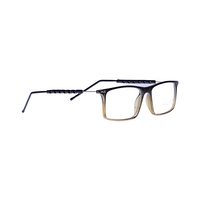 OVER DRIVE BP54 Spectacles Frame in Glossy Black & Brown — view 2