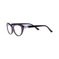 QUEEN ELIZABETH BQ54 Spectacles Frame in Glossy Brown — view 3