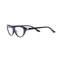 QUEEN ELIZABETH BQ55 Spectacles Frame in Glossy Black — view 3