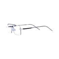 REMIDOR BQ71 Spectacles Frame in Transparent Mid Gunmetal Gray — view 3