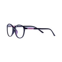 RED FOX BQ76 Spectacles Frame in Matte Black — view 3